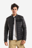 Quilted Band Neck Waterproof Jacket (1406) - White Rabbit