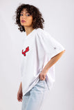 White Verified Hobb Oversized T-Shirt - Boshies