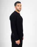 Knitted Tricot Pullover - V Y C