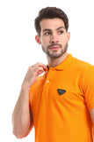 Pique Pattern Turn Down Collar Polo Shirt - White Rabbit