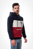 Tri-Tone Hoodie With Zipper Pocket (132) - White Rabbit