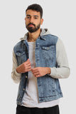 Turn Down Collar Jeans Jacket (601) - White Rabbit