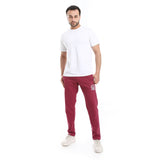 Elastic Waist With Drawstring Sweatpants - Pavone