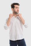 Plain Buttoned Down Shirt (2101) - White Rabbit