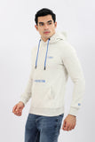 Fleeced Hoodie With Kangroo Pocket (128) - White Rabbit