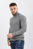 Turtle Neck Acrylic Pullover (1325) - White Rabbit