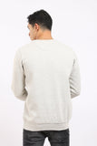 Front Print Round Neck Sweatshirt (302) - White Rabbit