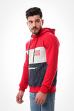 Tri-Tone Hoodie With Zipper Pocket (132) - White Rabbit