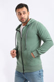 Ribbed Comfy Zip Through Hoodie (402) - White Rabbit