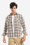 Down Shirt With Two Chest Pockets (1433) - White Rabbit