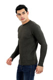 Knitted Pullover Round Neck (1304) - White Rabbit