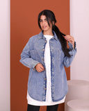 Denim Cotton Shirt (W701) - Just4Women