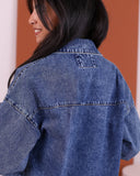 Denim Cotton Shirt (W701) - Just4Women