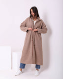 Long Wool Coat (W706) - Just4women