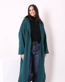 Felt Long Coat (W716) - Just4Women