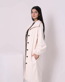 Buttons Long Coat (W718) - Just4Women