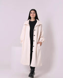 Buttons Long Coat (W718) - Just4Women