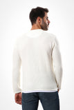 Knitted Acrylic Round Neck Pullover (703) - White Rabbit