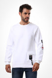 Collar Sweatshirt With Side Pocket (137) - White Rabbit