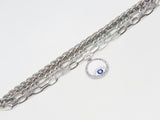 White Eye Chains Tangled Bracelet - Fluffy
