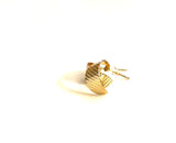 Tiny Gold Hoops - Trio Earrings