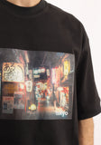 Tokyo Printed Oversize T-Shirt - New Horizon