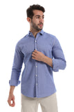 Front Textured Men Shirt (2050) - White Rabbit