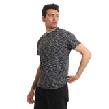 Heather Round Neck Tee (8302) - Pavone