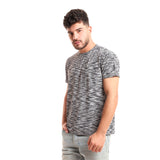 Heather Round Neck Tee (8302) - Pavone