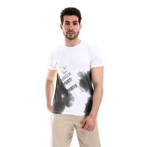 Cotton Patterned Slip On T-Shirt (8314) - Pavone