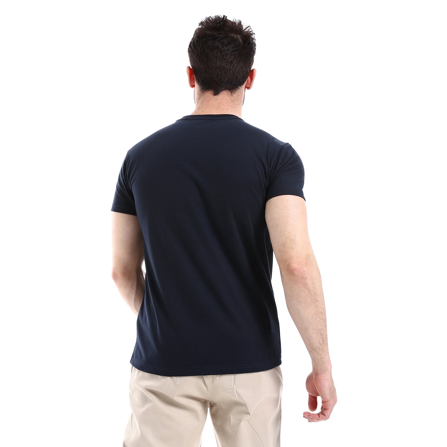 Pavone Printed Short Sleeves Round Neck T-Shirt (8323)