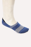Front Striped Casual Invisible Socks (5007) - White Rabbit