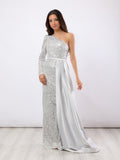 Evening Gown Sequin Embellishment (8687) - Mr Joe