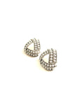 Triangle Pearls Earrings - Trio Earrings