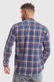 Plaids Casual Long Sleeves Shirt (1028) - White Rabbit