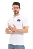 Plain Comfy Buff Polo Shirt - White Rabbit