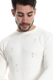 Self Stitched Parts Pullover (5126) - White Rabbit