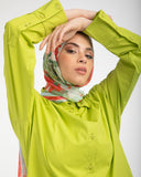 Green Oversize Poplin Shirt - Allura