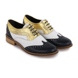 Women Honeycomb Oxford Shoes - Tayree