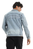 Shoulder Details Below Denim Jacket (602) - White Rabbit