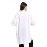 Wide Blouse With Buttons On The Front - Merch