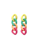 Colors Chains Earring - Fluffy