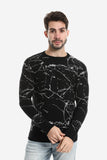 Art Painted Winter Pullover (5071) - White Rabbit