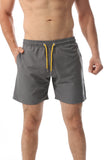 Side Pockets Plain Swim Shorts - White Rabbit