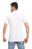 Plain Comfy Buff Polo Shirt - White Rabbit