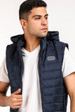 Zip Solid Puffer Vest (1502) - White Rabbit