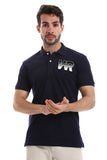 Side Stitched Patch Cotton Polo Shirt - White Rabbit