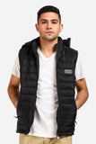 Zip Solid Puffer Vest (1502) - White Rabbit