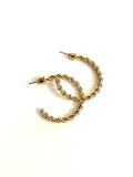 Braided Gold Earrings - Trio Earrings