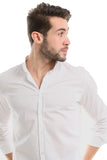 Plain Buttoned Down Long Sleeves Shirt (2102) - White Rabbit